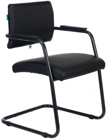 Кресло Бюрократ CH-271N-V черный Leather Black эко.кожа полозья металл черный