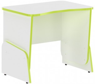 Стол STG 7050 Белый/Лайм 700х500х595/695