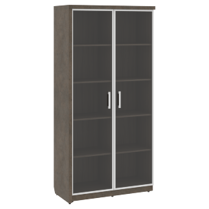 Шкаф СФ-534883 Бетон чикаго тем F187 ST9/Графит/Черный 1035х454,5х2083 WOOD&STONE