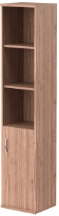 Шкаф колонка с глухой малой дверью СУ-1.1(R) Ясень Шимо 406*365*1975