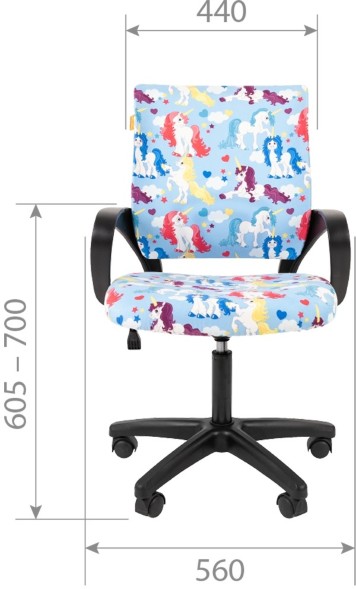 Детское кресло  CHAIRMAN KIDS 103 LT BLACK GAME