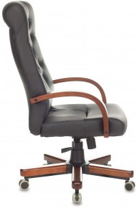 Кресло руководителя Бюрократ T-9928WALNUT, ECO