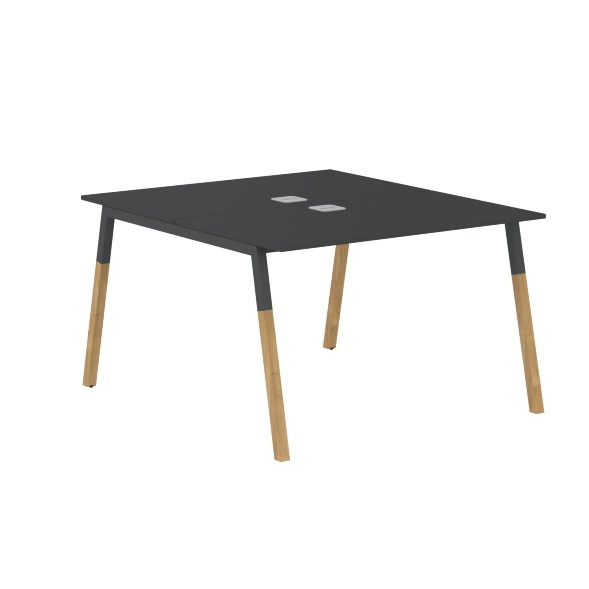 Стол FWST 1113 Белый премиум/Белый-Бук 1180х1370х733 FORTA