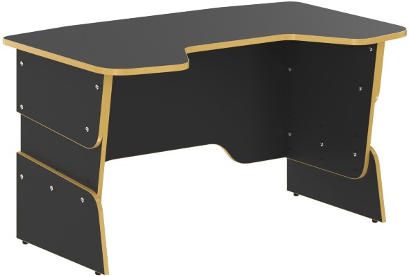 Стол компьютерный игровой STG 1385 Антрацит/Желтый бриллиант 1360х850х681/745/809 SKILLL