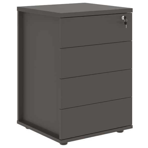 Тумба приставная ELC-4D.A Дуб Денвер светлый 520х490х750 EDIS