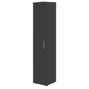 Шкаф колонка с глухой дверью и топом FHC 40.1 Белый премиум/Белый премиум 404х429х1983 FORTA