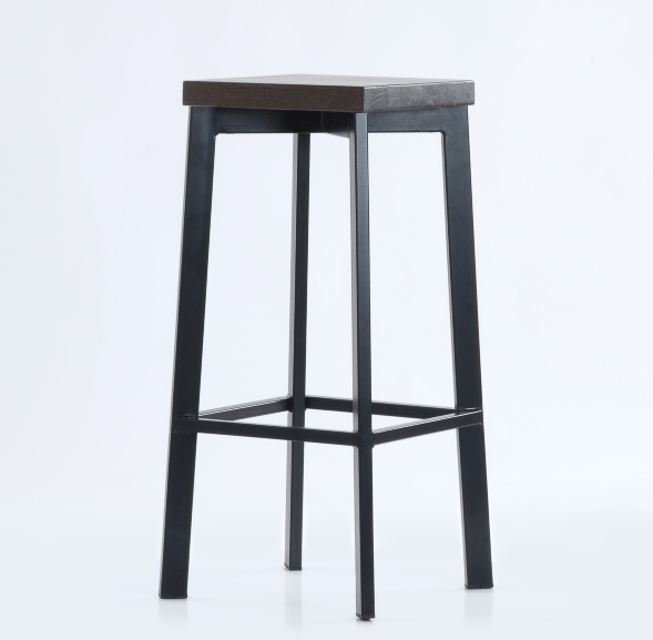 Кресло барное Barneo N-309 Дежавю шпон массив